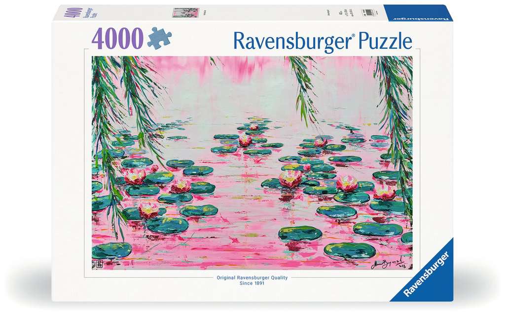 Puzzle 4000 Teile Pink Water Lillies 01.420 - Bild 1