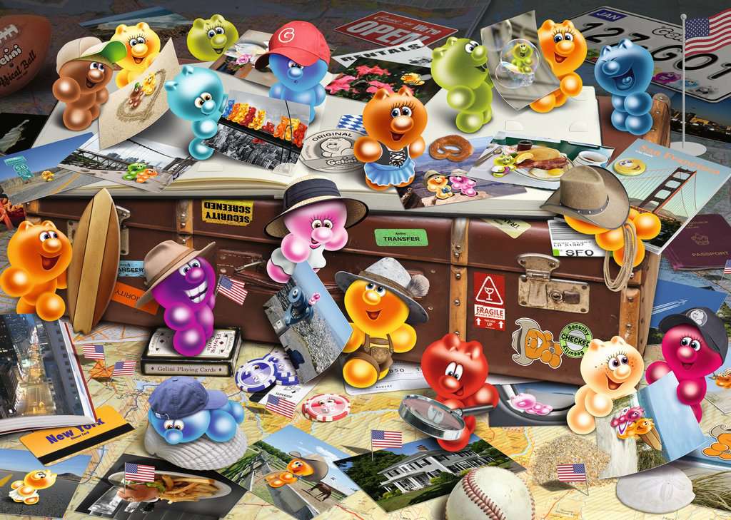 Puzzle 1000 Teile Gelini Deutscher Tourist 01.426 - Bild 2
