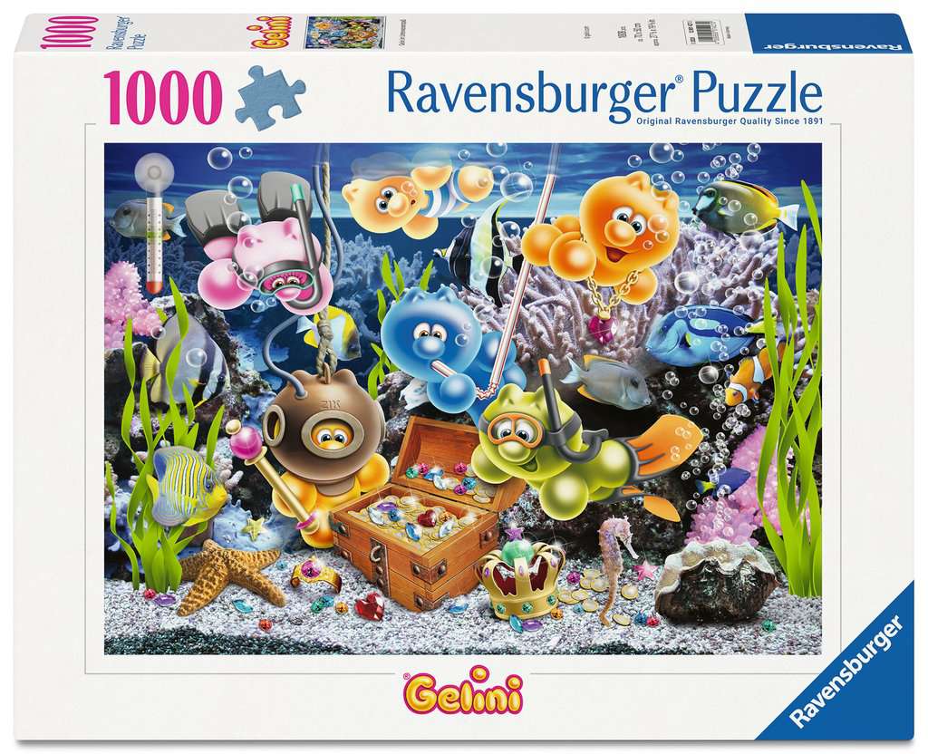 Puzzle 1000 Teile Gelini im Unterwasserspass 01.427 - Bild 1