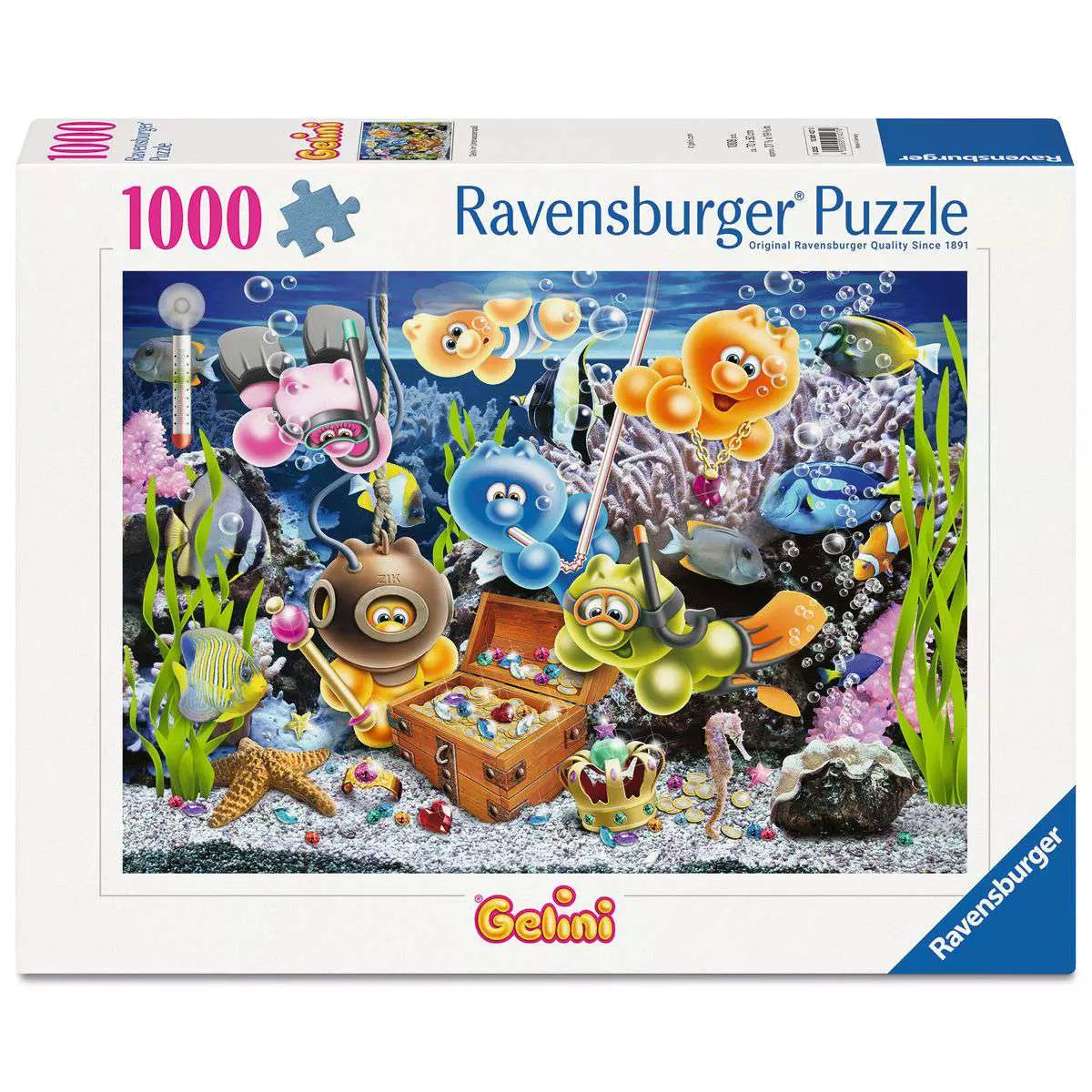 Puzzle 1000 Teile Gelini im Unterwasserspass 01.427 - Bild 1