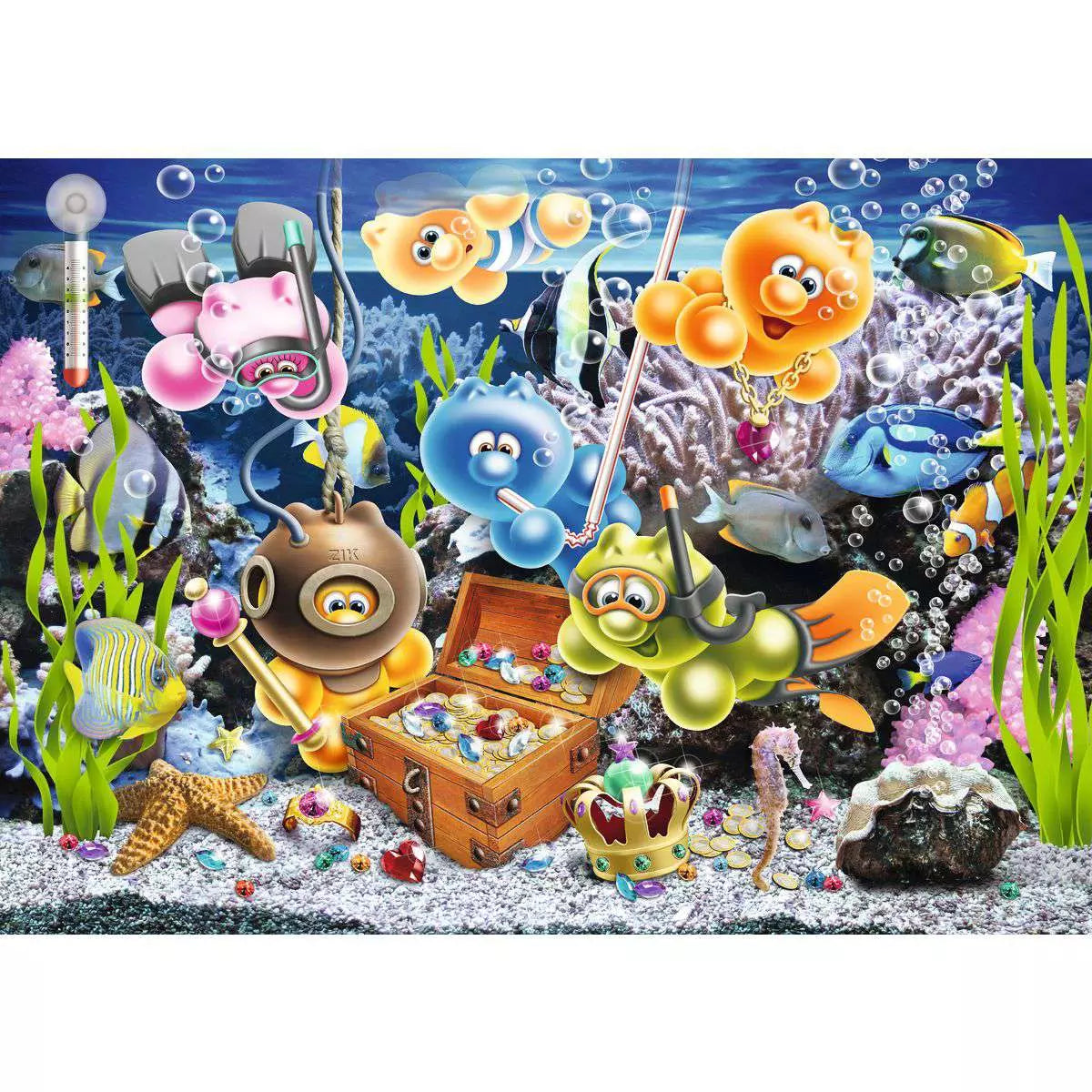Puzzle 1000 Teile Gelini im Unterwasserspass 01.427 - Bild 2