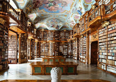 Puzzle 1000 Teile Bibliothek in St. Florian Monastery, Österreich 01.440