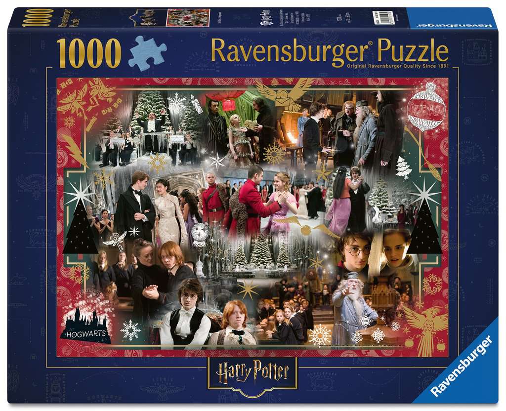 Puzzle 1000 Teile Harry Potter Holidays at Hogwarts 01.507 - Bild 1