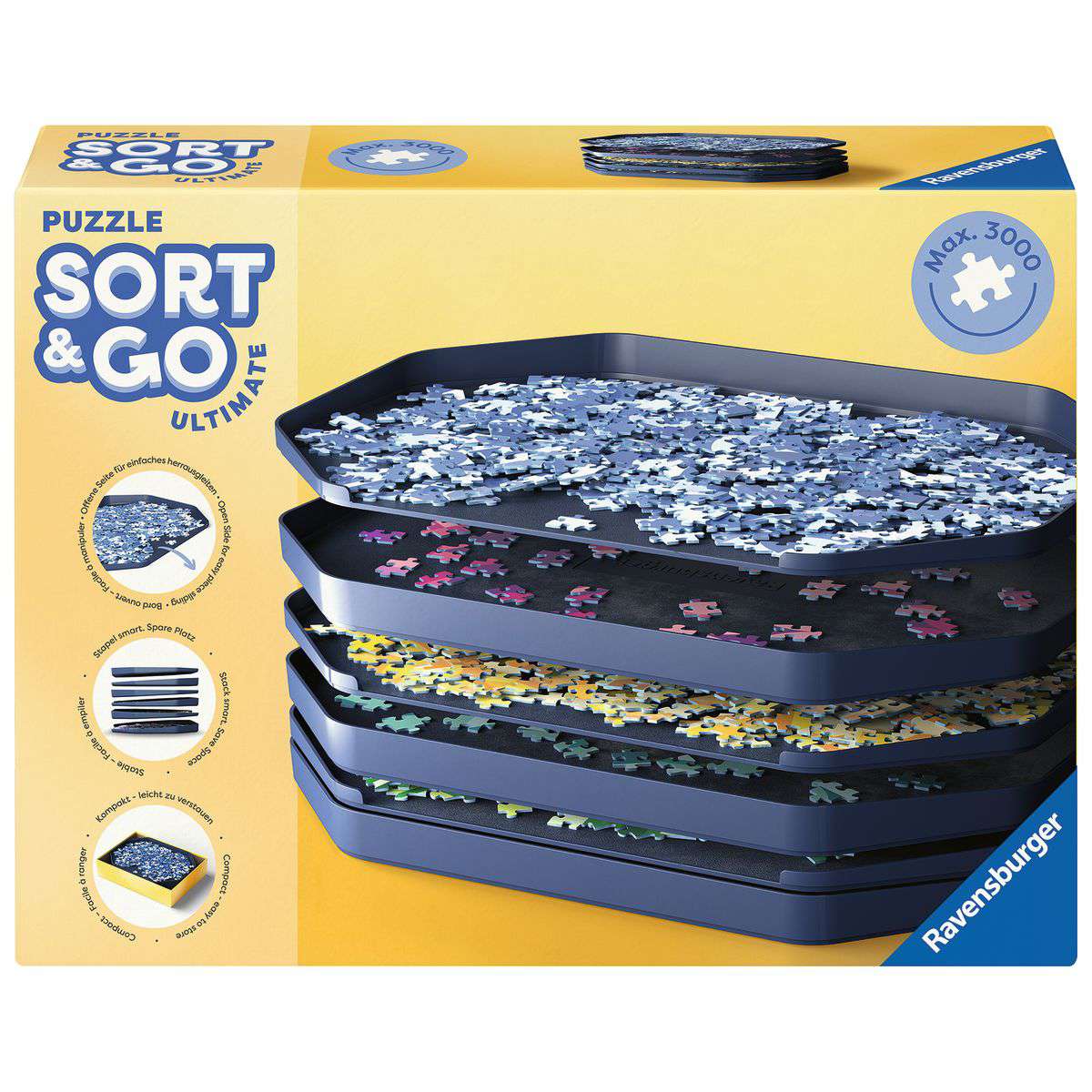 Puzzle Sort & Go Ultimate Sortierschalen bis 3000 Teile 01.676 - Bild 1