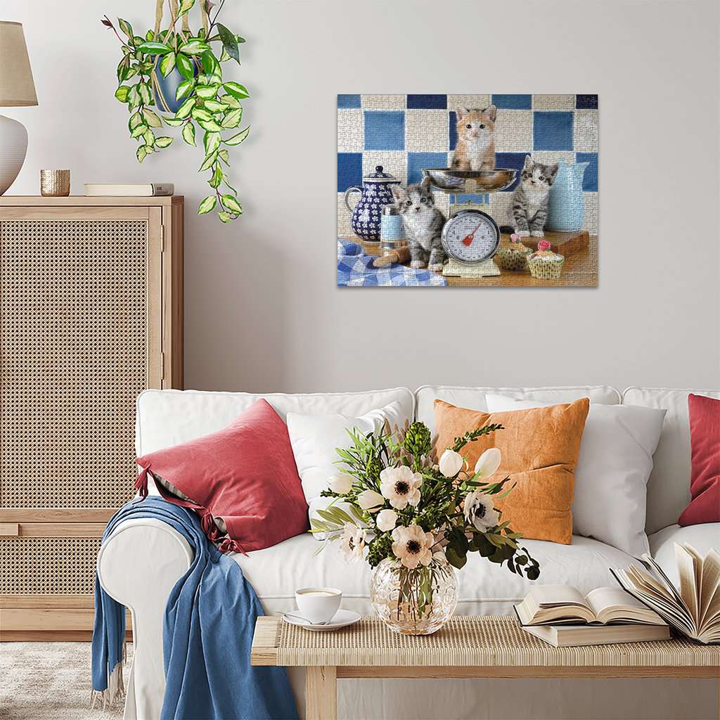 Puzzle 1500 Teile Kätzchen in der Küche 01.708 - Bild 4