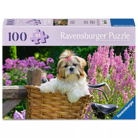Verpackung Puzzle Süsser kleiner Hund 100 Teile, Ravensburger 01731