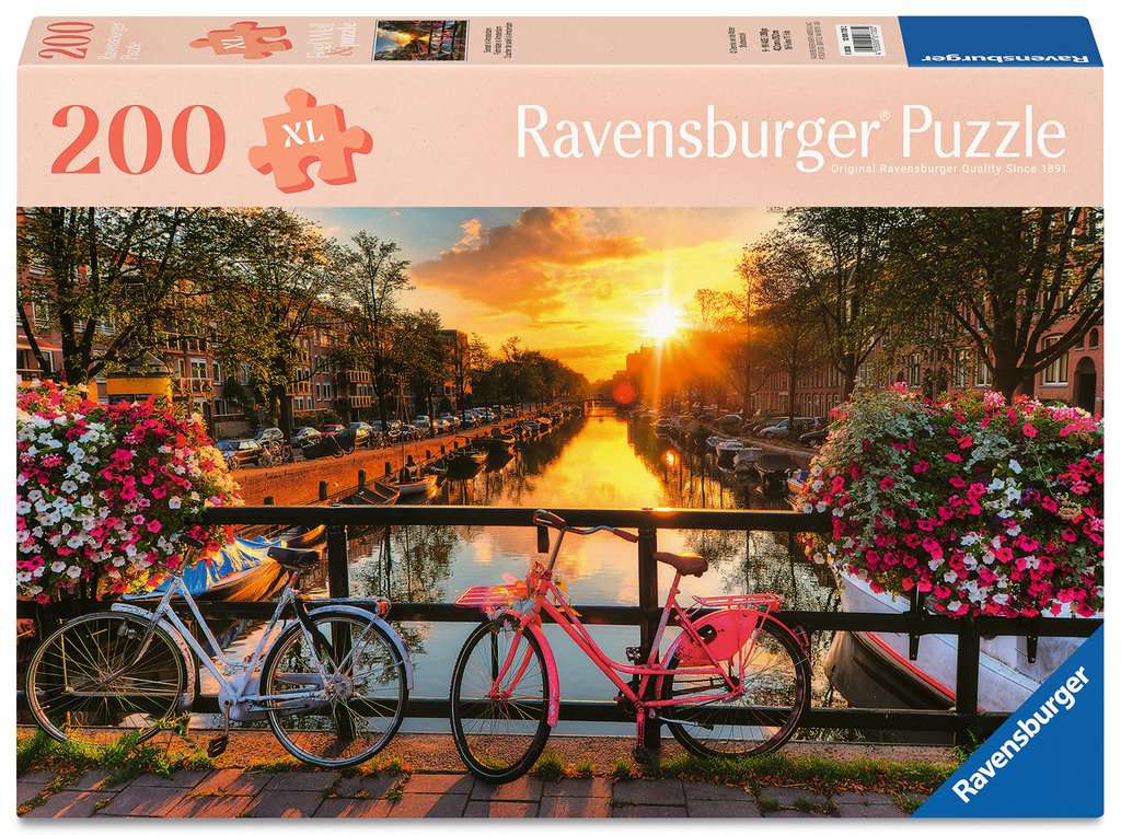 Ravensburger Puzzle 200 Teile XXL Fahrräder in Amsterdam 01.733 - Bild 1