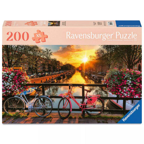 Verpackung Ravensburger Puzzle Fahrräder in Amsterdam, 200 Teile
