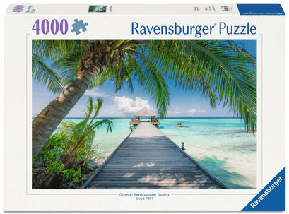 Puzzle 4000 Teile Traumstrand auf den Malediven 01.737