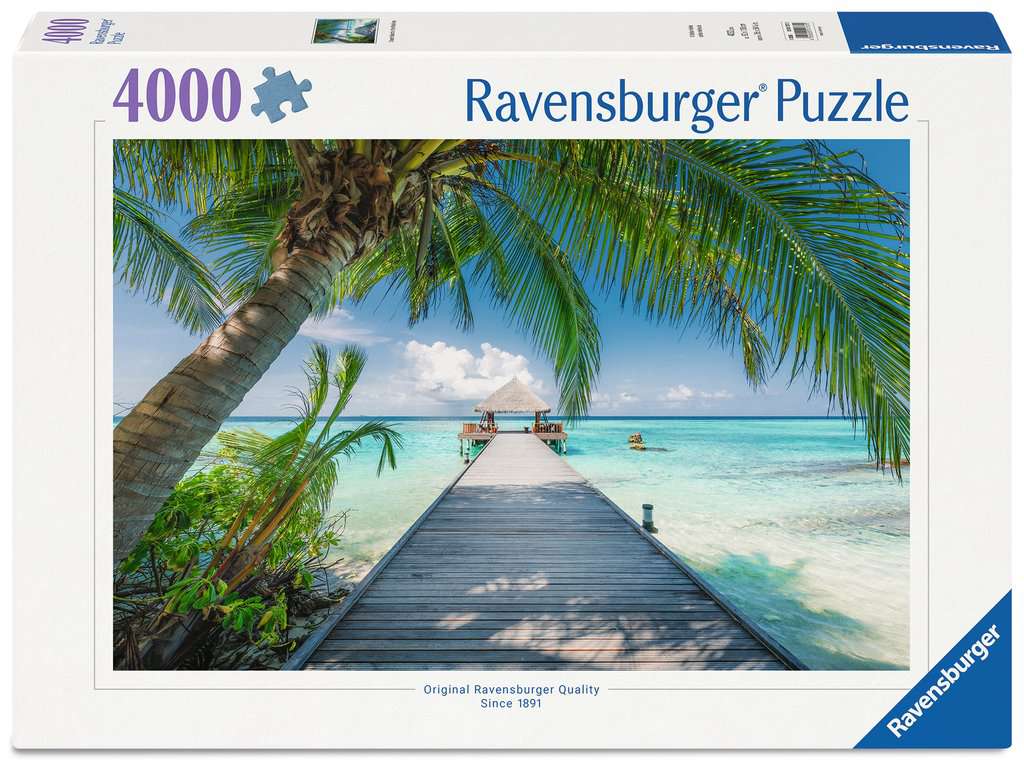 Puzzle 4000 Teile Traumstrand auf den Malediven 01.737 - Bild 1