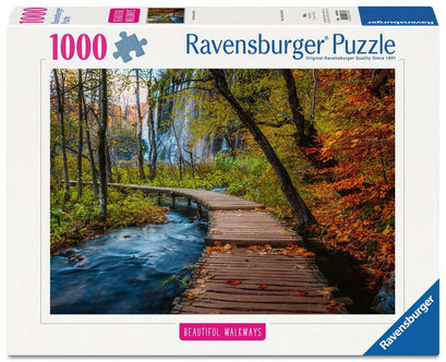Puzzle 1000 Teile Herbstlicher Waldweg 01.764