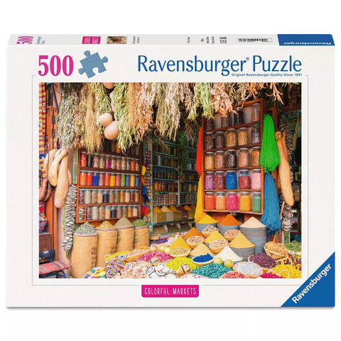 Verpackung Ravensburger Puzzle Bunte Gewürze, Marokko, 500 Teile, 01.816