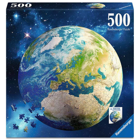 Verpackung Ravensburger Puzzle Die Erde, 500 Teile