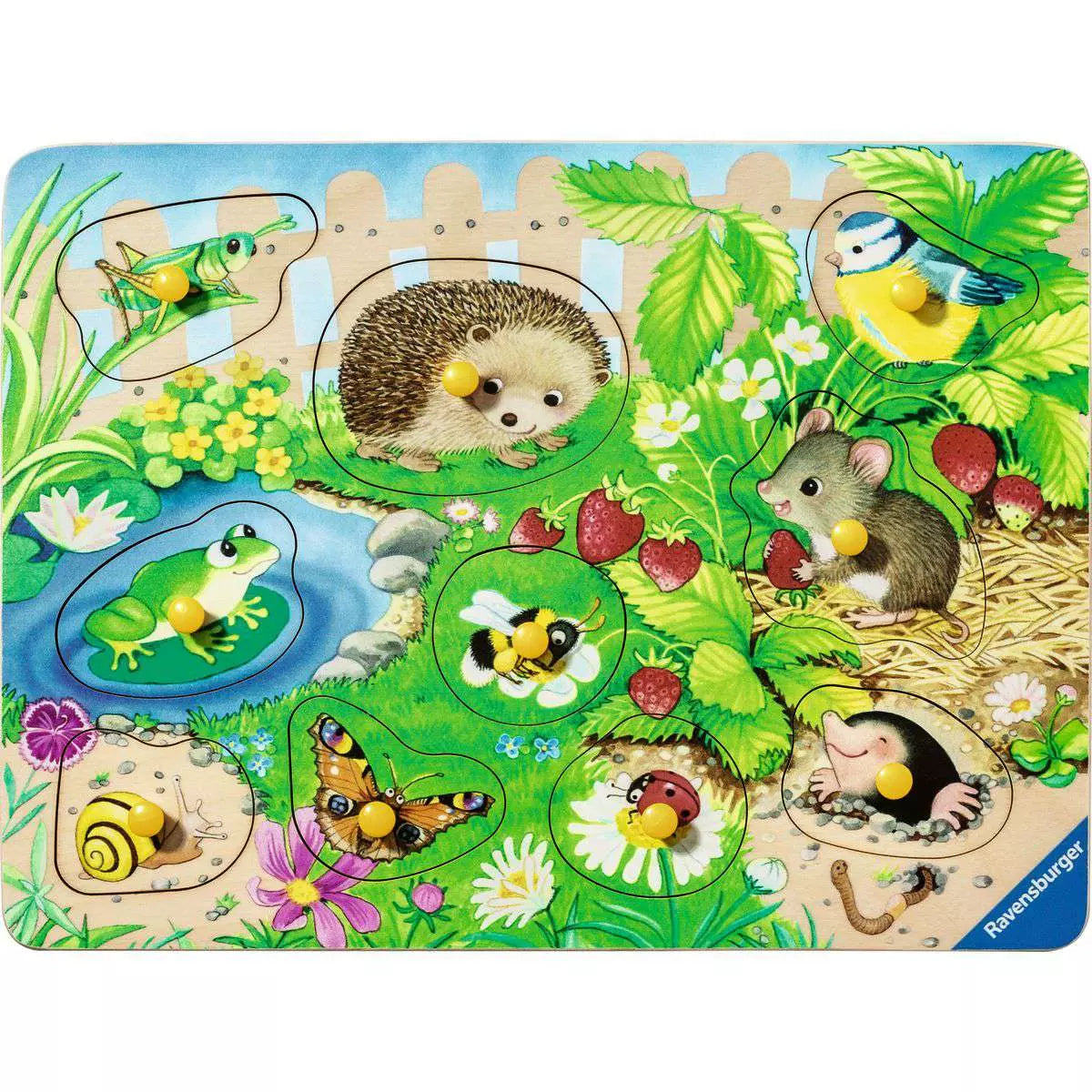 My first wooden Puzzle 10 Teile Meine Gartenfreunde 04.040 - Bild 1