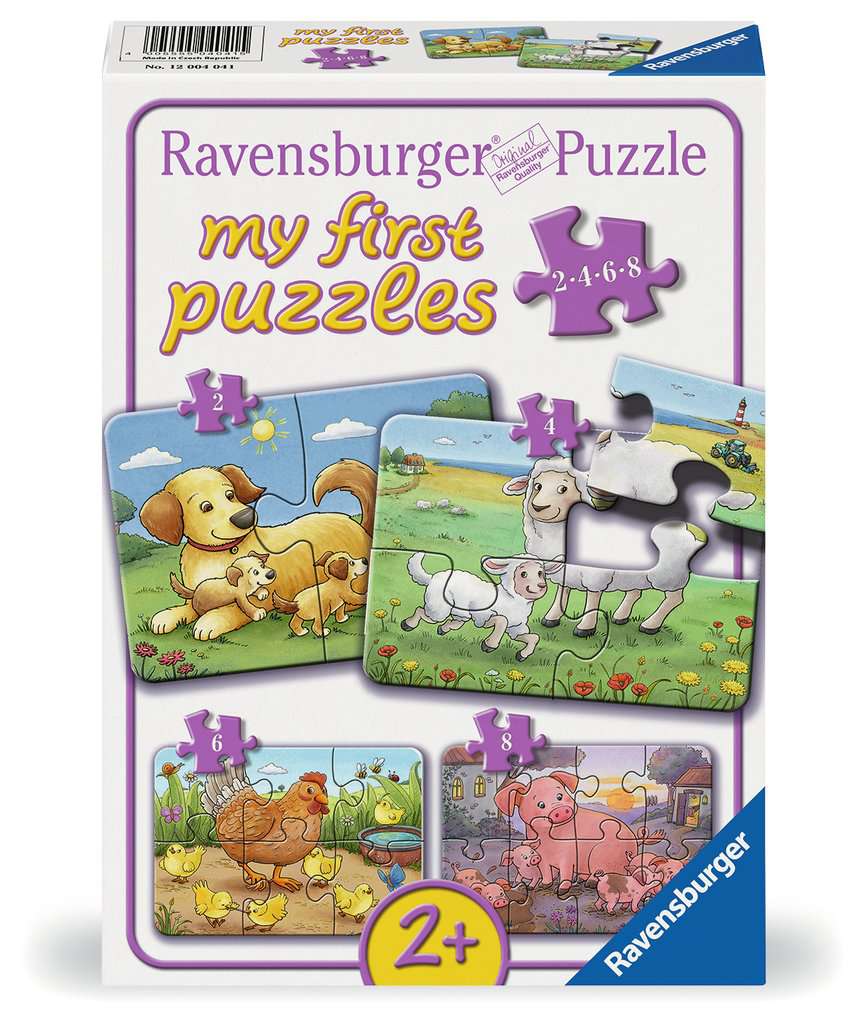 My first Puzzle 2/4/6/8 Kleine Bauernhoftiere 04.041 - Bild 1