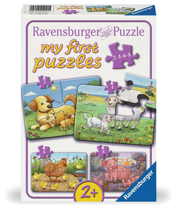 My first Puzzle 2/4/6/8 Kleine Bauernhoftiere 04.041
