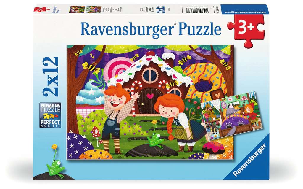 Puzzle 2x12 Teile Märchenhafte Geschichten 04.045 - Bild 1