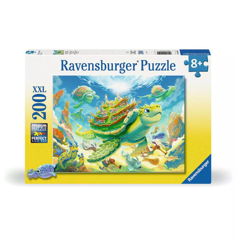 Verpackung Ravensburger Kinderpuzzle Magische Tiefsee 200 XXL-Teile 04052