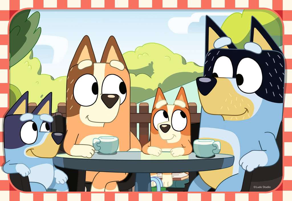 Puzzle 2x12 Teile Bluey Familienzeit 04.111 - Bild 3