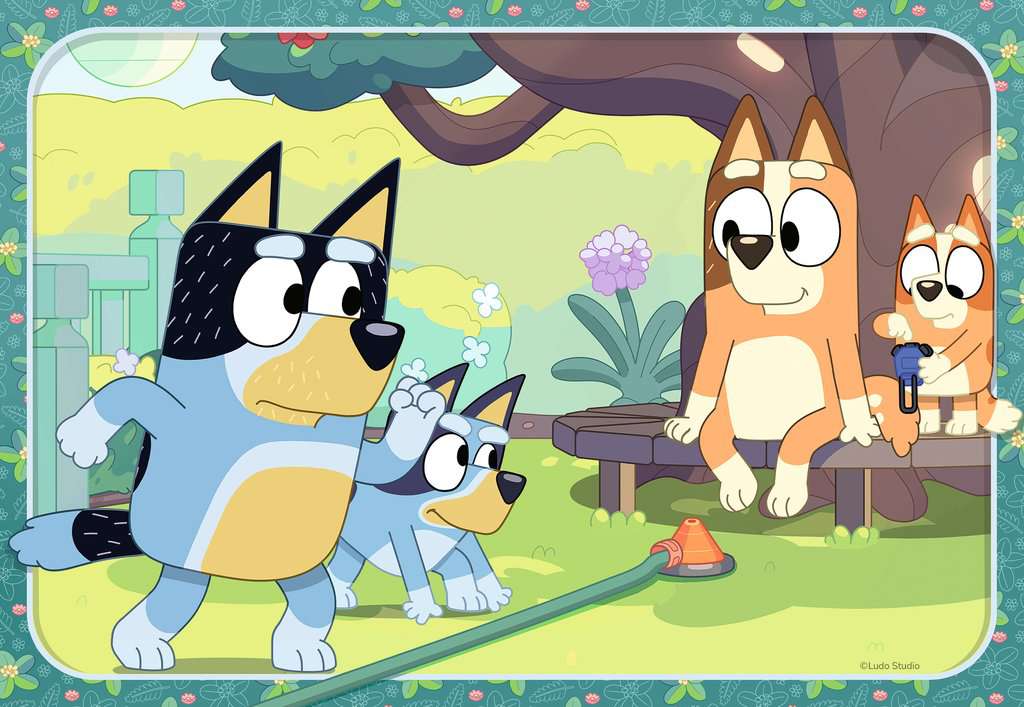 Puzzle 2x12 Teile Bluey Familienzeit 04.111 - Bild 4