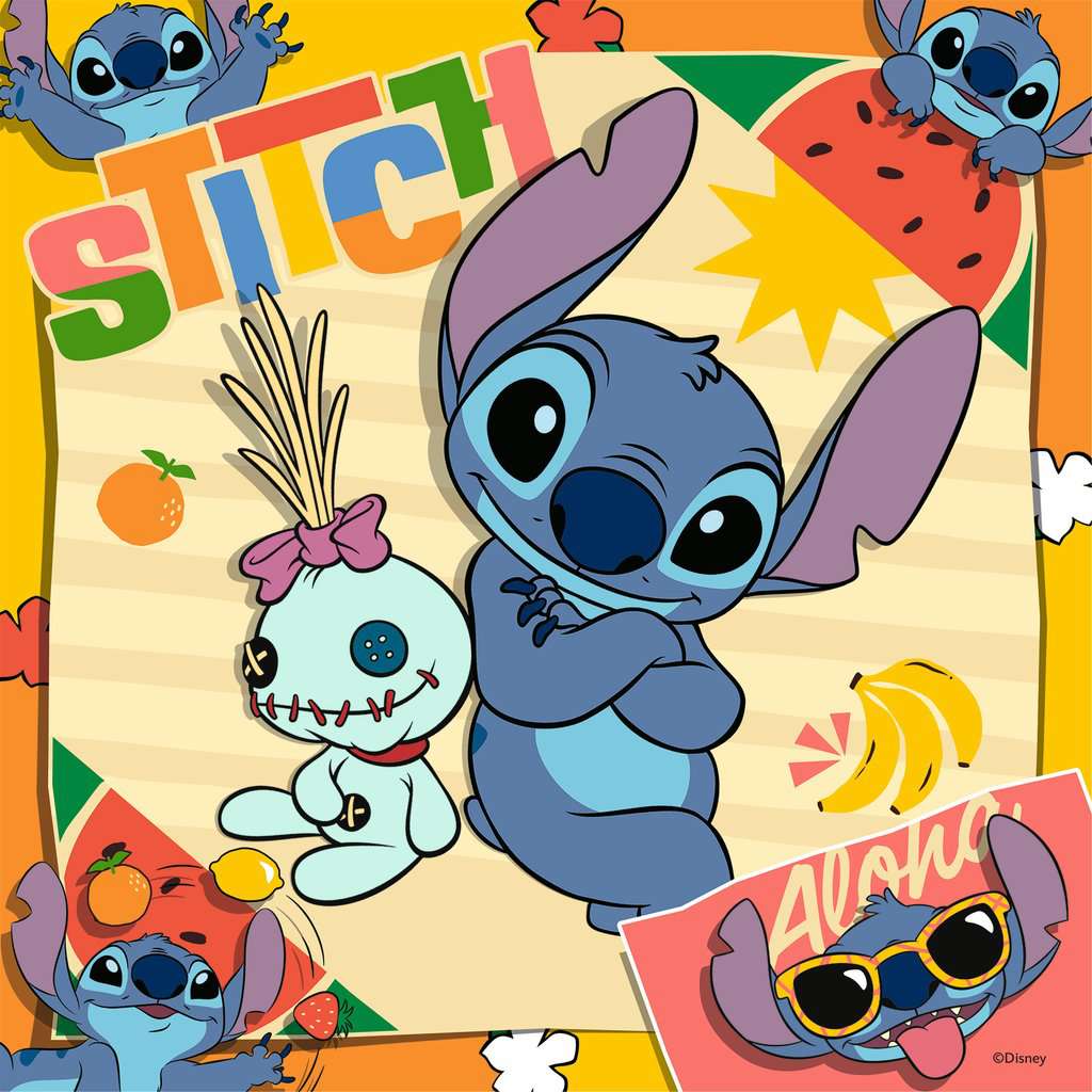 Puzzle 3x49 Teile Disney Stitch Aloha 04.114 - Bild 3