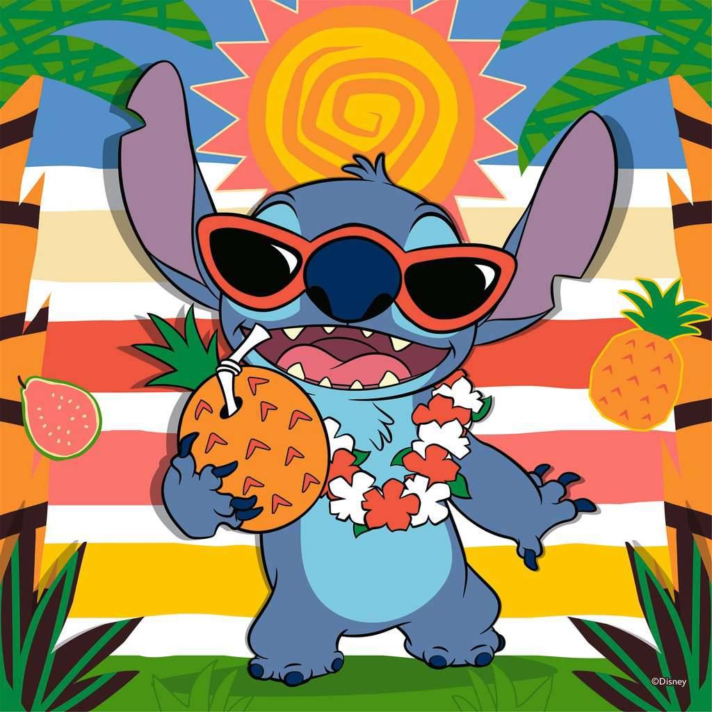 Puzzle 3x49 Teile Disney Stitch Aloha 04.114 - Bild 4