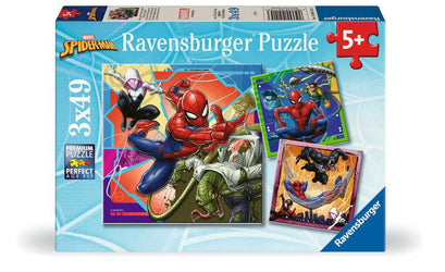 Puzzle 3x49 Teile Marvel Spider Man 04.115