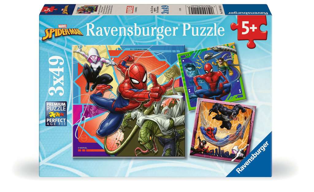 Puzzle 3x49 Teile Marvel Spider Man 04.115 - Bild 1