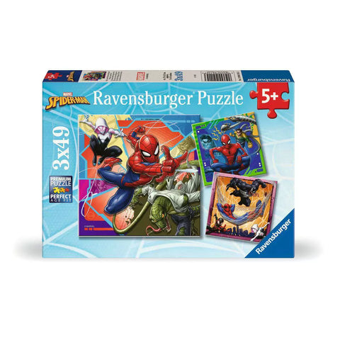 Verpackung Ravensburger Puzzle Marvel Spider-Man, 3x49 Teile