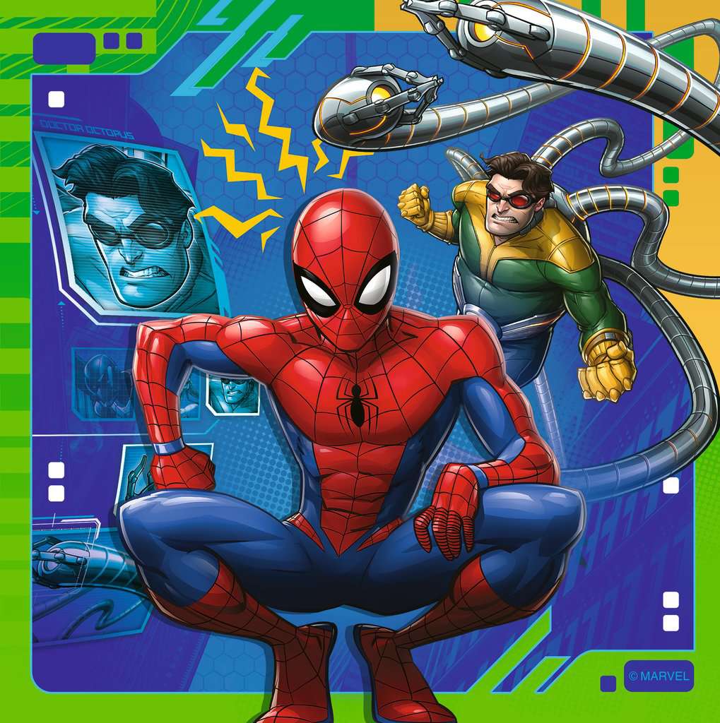 Puzzle 3x49 Teile Marvel Spider Man 04.115 - Bild 4