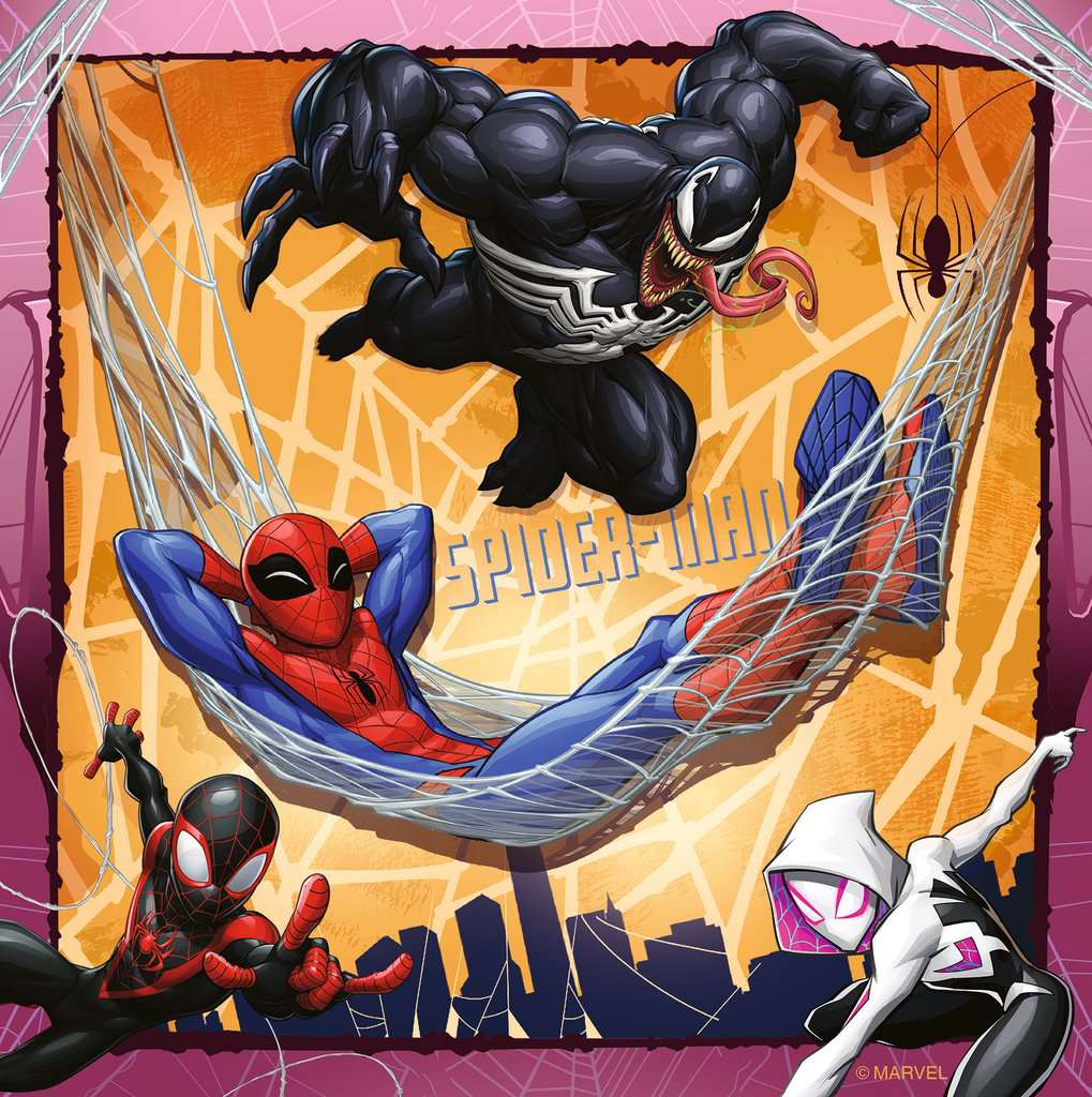 Puzzle 3x49 Teile Marvel Spider Man 04.115 - Bild 5
