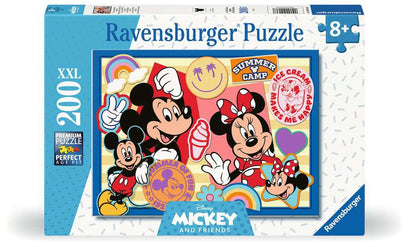 Puzzle 200 Teile Disney Unterwegs mit Mickey und Minnie 04.136