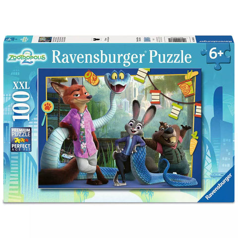 Verpackung Ravensburger Puzzle Zurück in Zoomania, 100 XXL-Teile