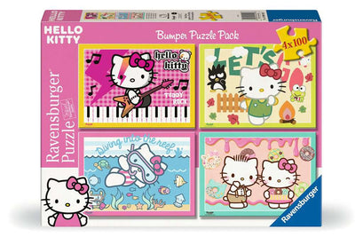 Puzzle 100 Teile 4 in a box Hello Kitty 04.159