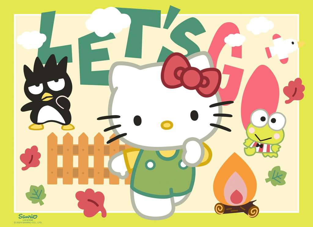 Puzzle 100 Teile 4 in a box Hello Kitty 04.159 - Bild 4