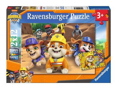 Puzzle 2x12 Teile Paw Patrol: Rubble&Crew 04.167