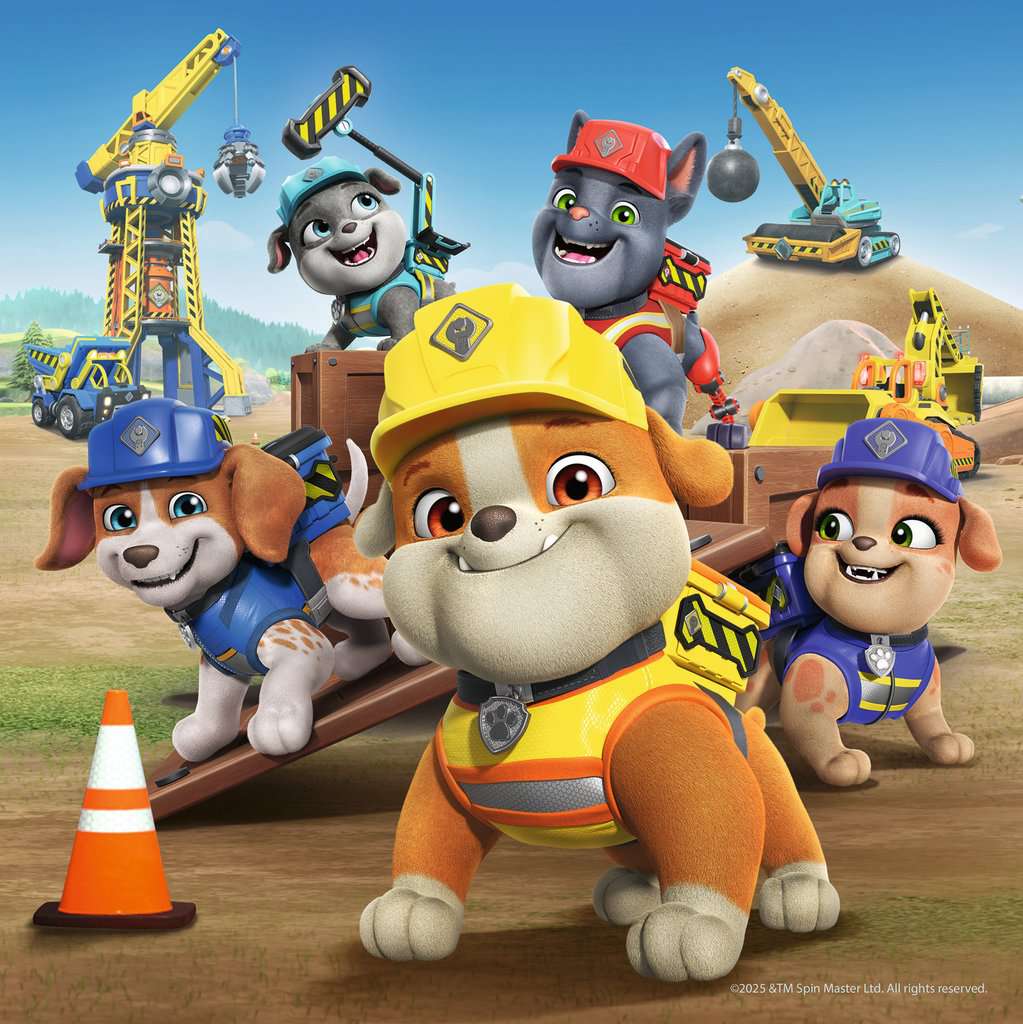 Puzzle 2x12 Teile Paw Patrol: Rubble 04.168 - Bild 3