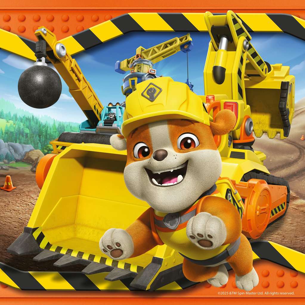 Puzzle 2x12 Teile Paw Patrol: Rubble 04.168 - Bild 4