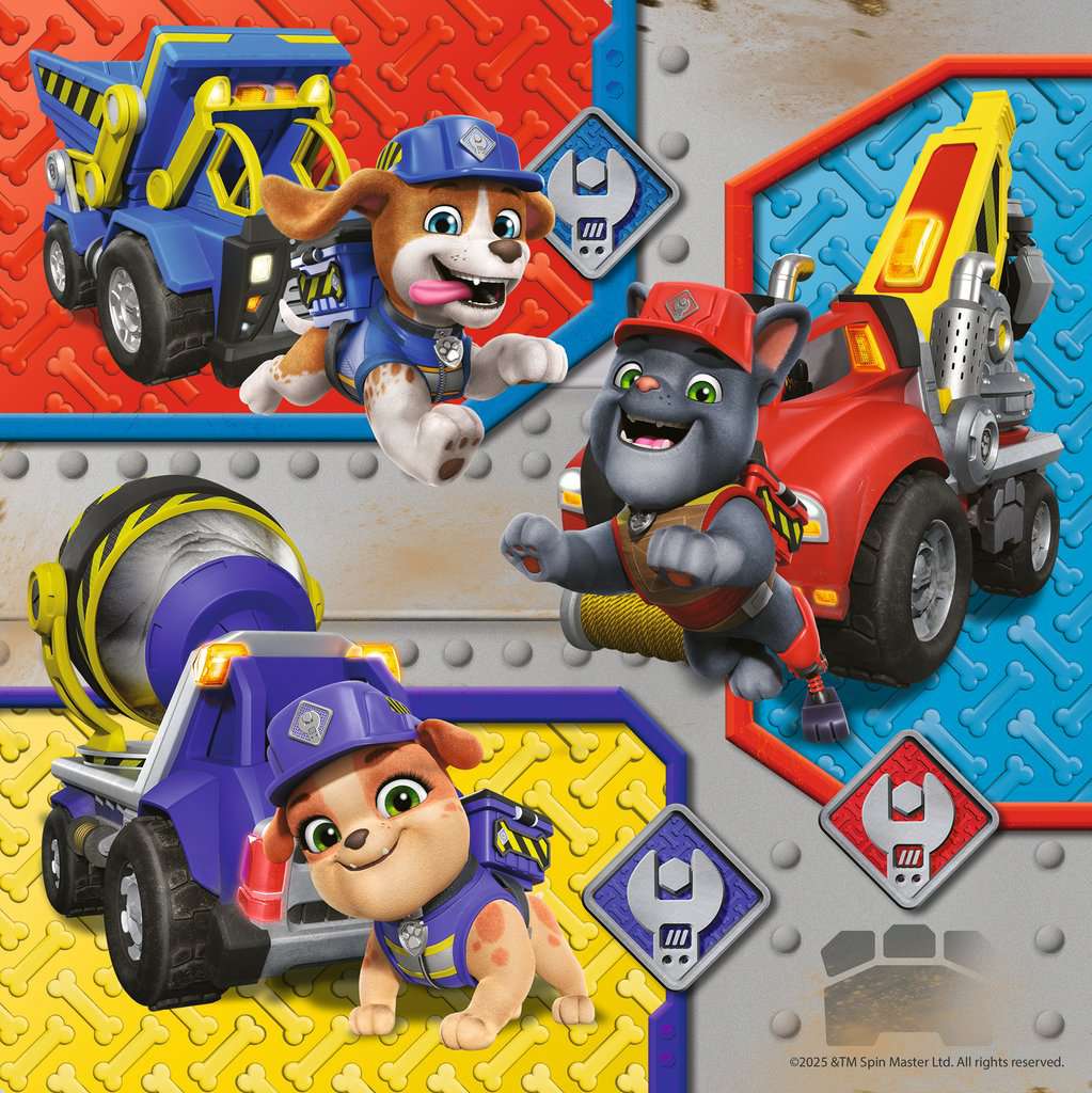 Puzzle 2x12 Teile Paw Patrol: Rubble 04.168 - Bild 5