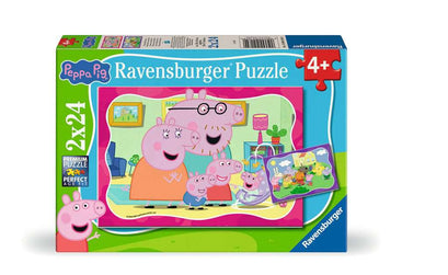 Puzzle 2x24 Teile Peppa Pig Neue Abenteuer 04.184