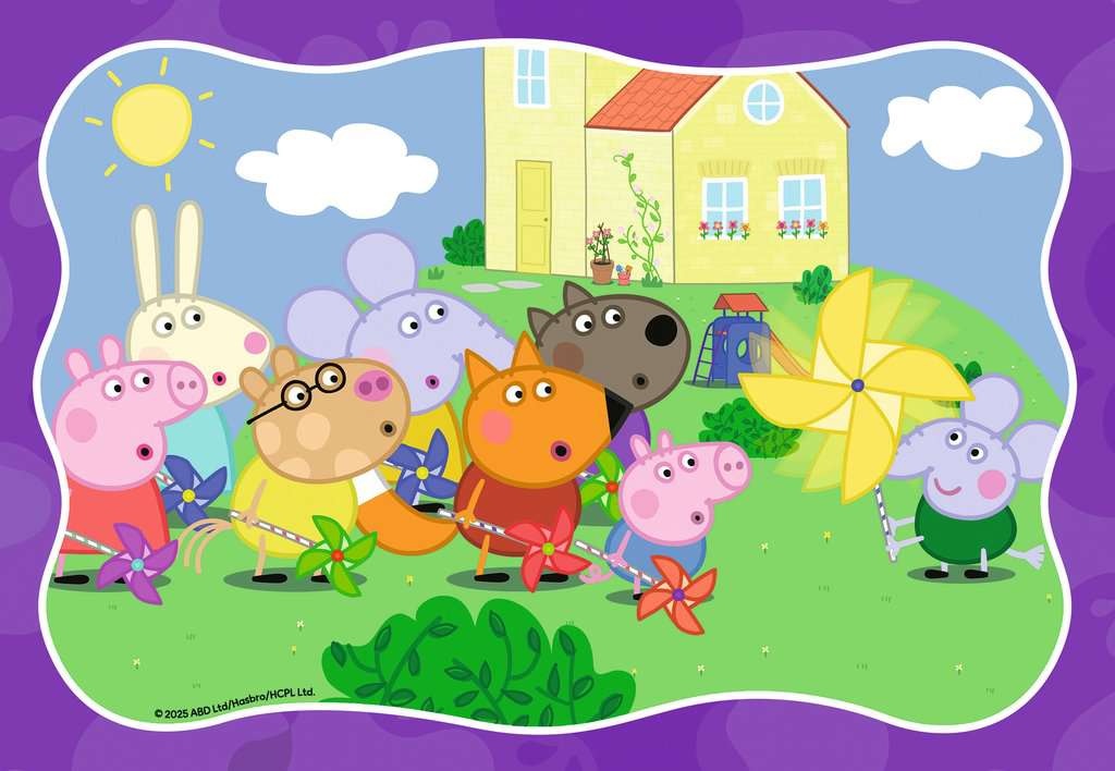 Puzzle 2x24 Teile Peppa Pig Neue Abenteuer 04.184 - Bild 3