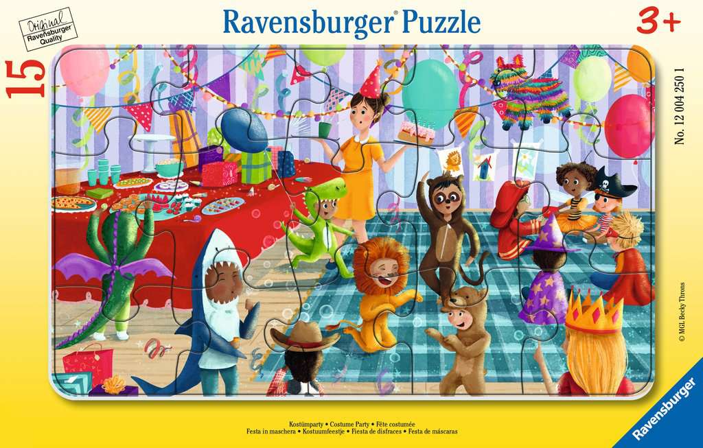 Rahmenpuzzle 15 Teile Kostümparty 04.250 - Bild 1