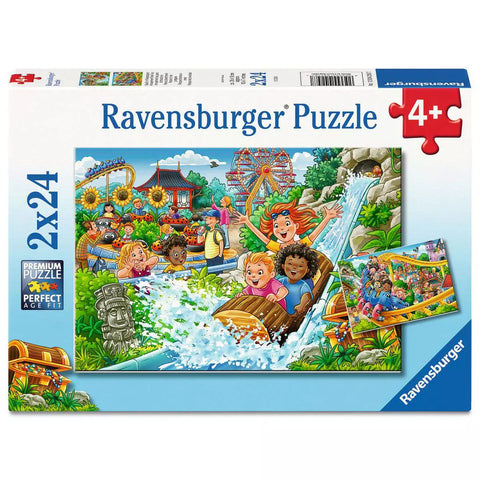 Verpackung Ravensburger Puzzle Vergnügungspark, 2x24 Teile