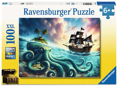 Puzzle 100 Teile XXL Der Schatz des Kraken 04.263