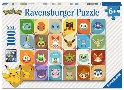 Puzzle 100 Teile Pokémon Gesichter 04.320