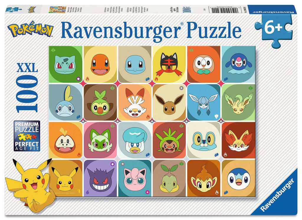 Puzzle 100 Teile Pokémon Gesichter 04.320 - Bild 1