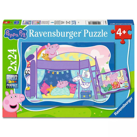 Verpackung Kinderpuzzle Gute Nacht, Peppa! 2x24 Teile, Ravensburger 04336