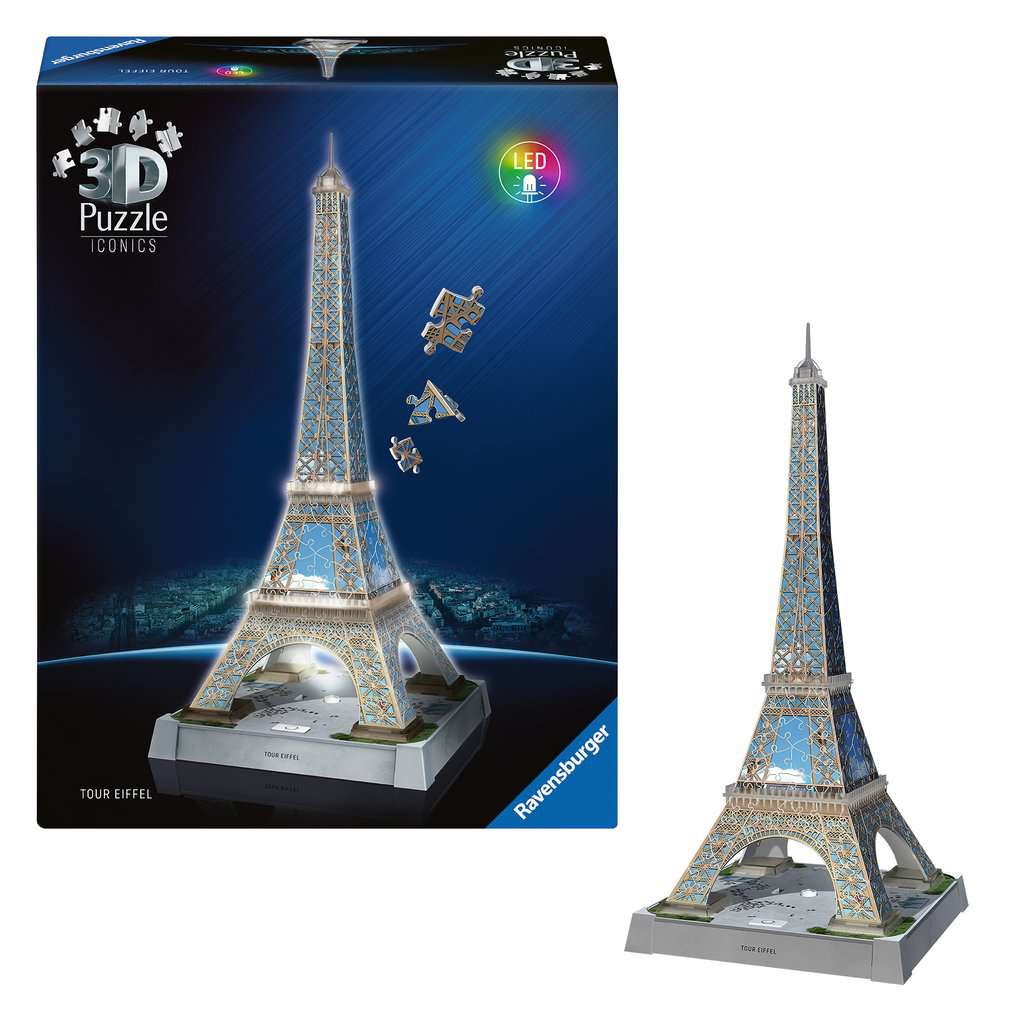 3D Puzzle Iconics: Eiffelturm mit Licht 08.024 - Bild 3