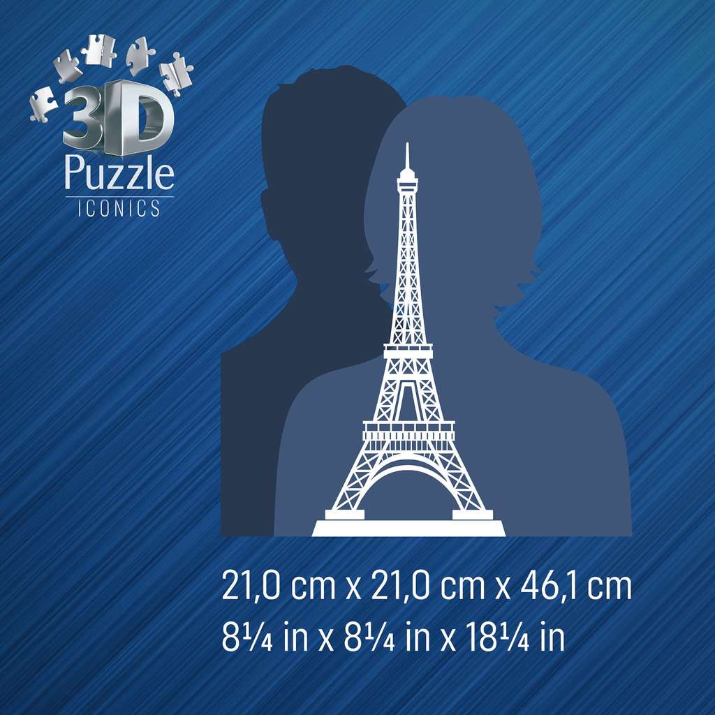 3D Puzzle Iconics: Eiffelturm mit Licht 08.024 - Bild 5