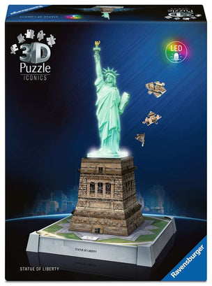 3D Puzzle Iconics: Freiheitsstatue mit Licht 08.027